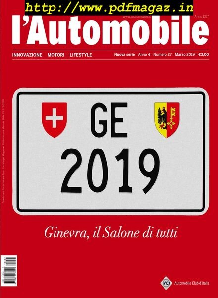 ACI l’Automobile – Marzo 2019 Cover