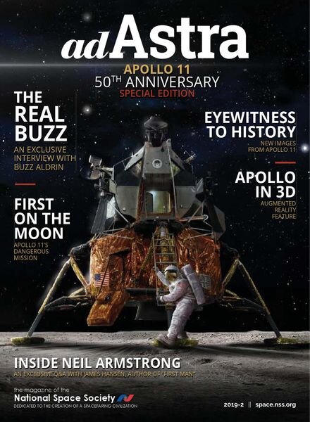 Ad Astra – Special Apollo 11 50th Anniversary Edition – Spring 2019 Cover