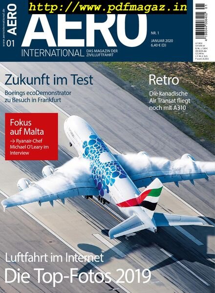 Aero International – Januar 2020 Cover