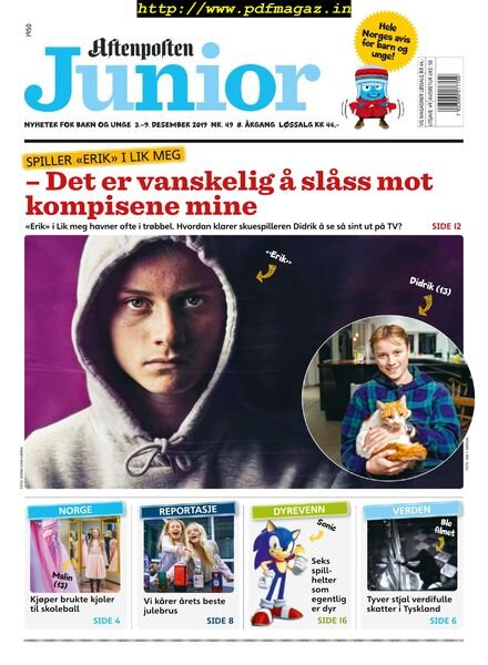 Aftenposten Junior – 03 desember 2019 Cover