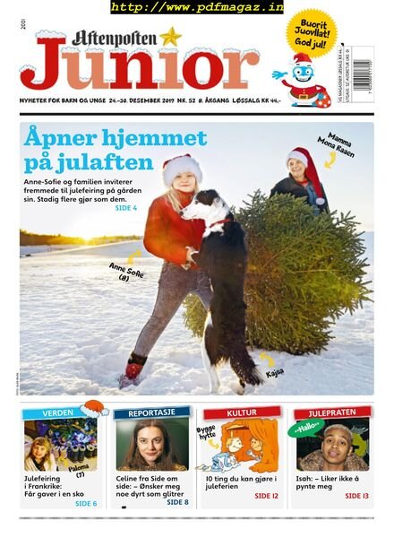 Aftenposten Junior – 24 desember 2019 Cover
