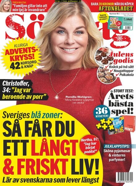 Aftonbladet Sondag – 08 december 2019 Cover