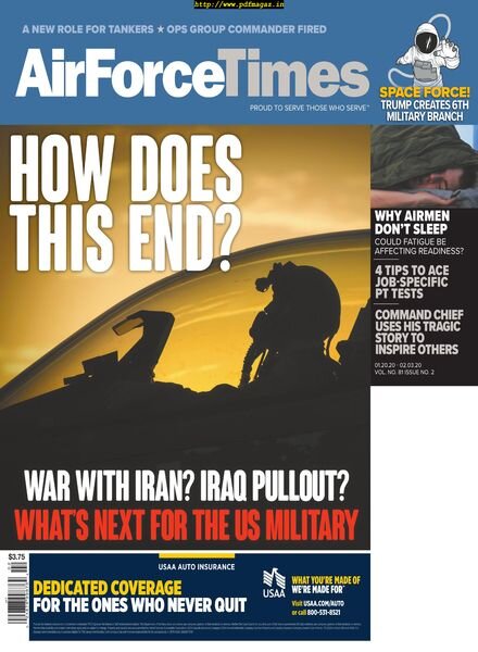 Air Force Times – 13 January 2020 Cover