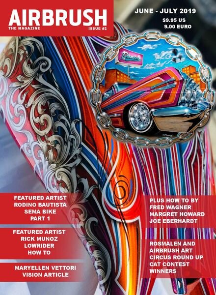 Airbrush The Magazine – Issue 2 – June-July 2019 Cover