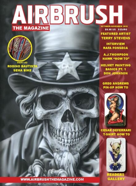 Airbrush The Magazine – Issue 4 – October-November 2019 Cover