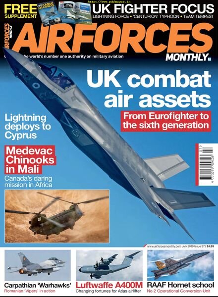 Airforces Monthly – July 2019 Cover
