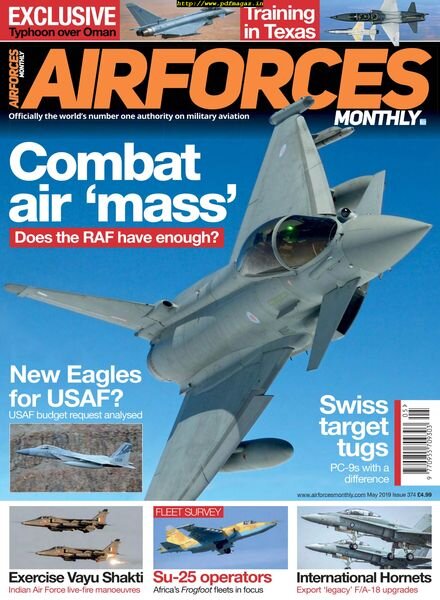 Airforces Monthly – May 2019 Cover