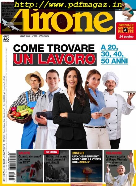Airone – Aprile 2014 Cover