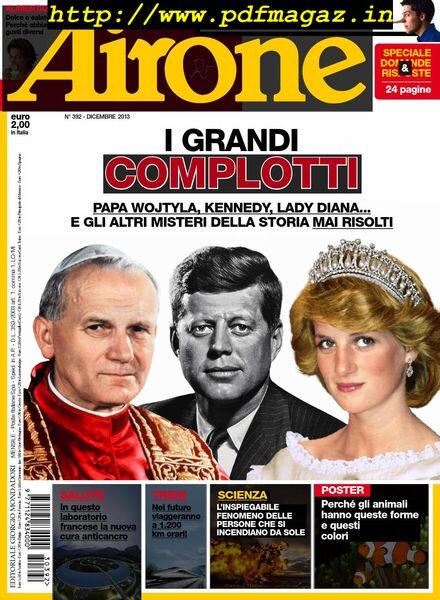 Airone – Dicembre 2013 Cover