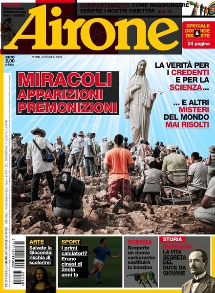 Airone – Ottobre 2013 Cover