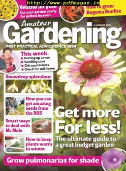 Amateur Gardening – 04 January 2020