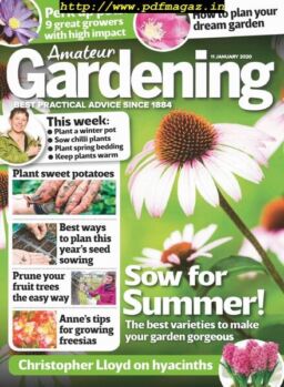 Amateur Gardening – 11 January 2020