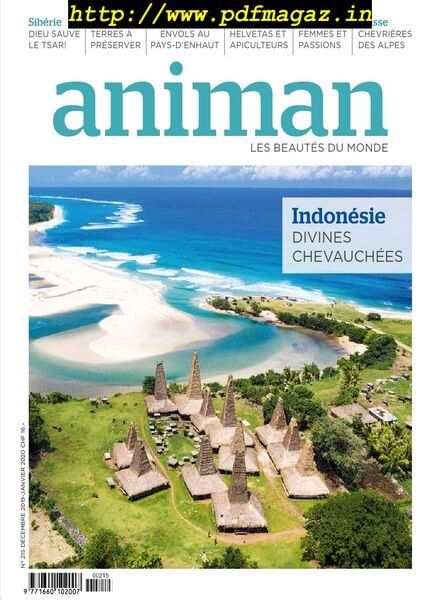 Animan – novembre 2019 Cover
