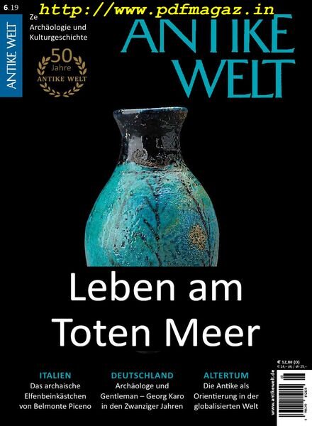 Antike Welt – Nr.6, 2019 Cover