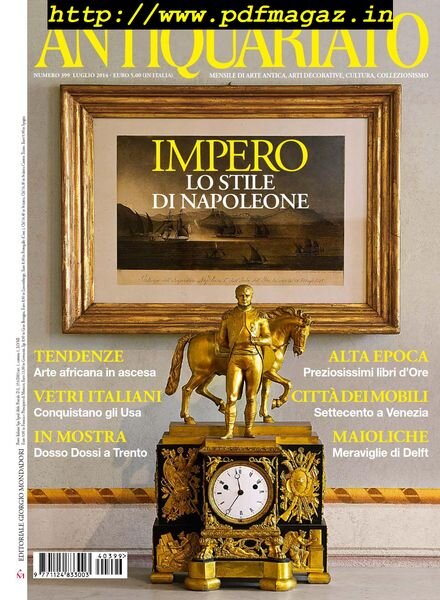 Antiquariato – Luglio 2014 Cover
