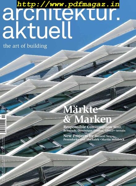 Architektur Aktuell – Dezember 2019 Cover
