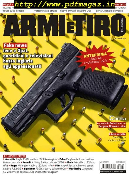 Armi e Tiro – Gennaio 2020 Cover