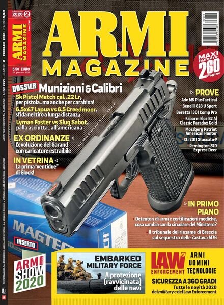 Armi Magazine – Febbraio 2020 Cover