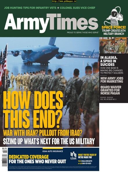 Army Times – 13 January 2020 Cover