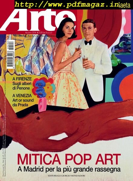 Arte – Agosto 2014 Cover