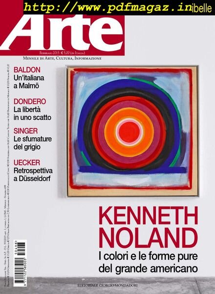 Arte – Febbraio 2015 Cover