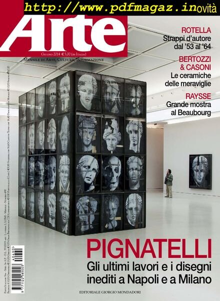 Arte – Giugno 2014 Cover