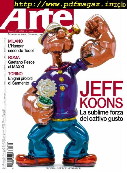 Arte – Luglio 2014 Cover