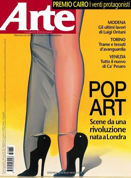 Arte – Ottobre 2013 Cover
