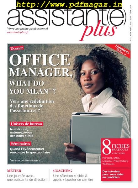 Assistante Plus – decembre 2019 Cover