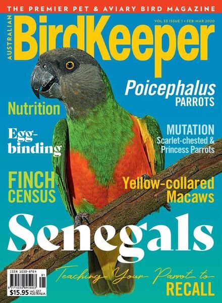 Australian Birdkeeper – February-March 2020 Cover