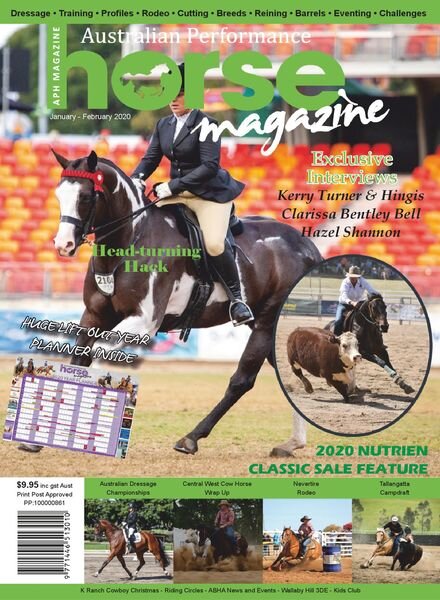 Australian Performance Horse Magazine – January-February 2020 Cover