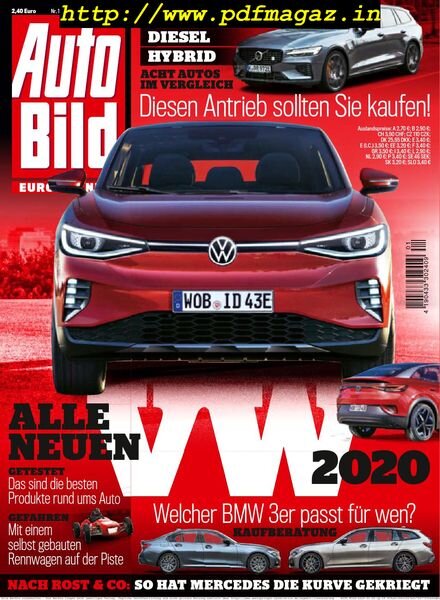 Auto Bild Germany – 02 Januar 2020 Cover