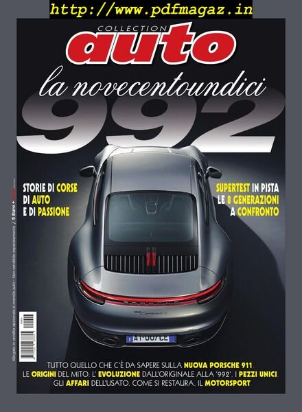 Auto Speciale – Porsche 911 – 18 Marzo 2019 Cover