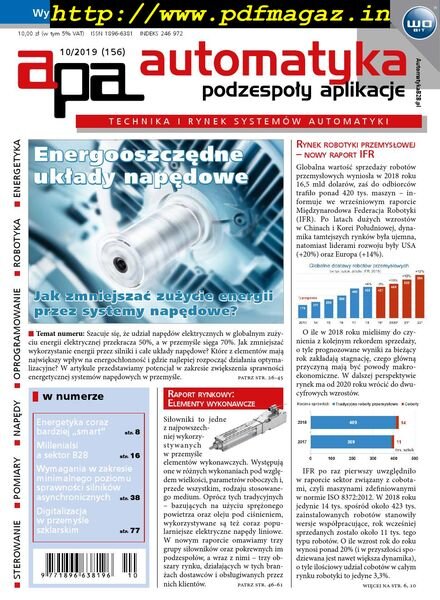 Automatyka Podzespoly Aplikacje – Pazdziernik 2019 Cover