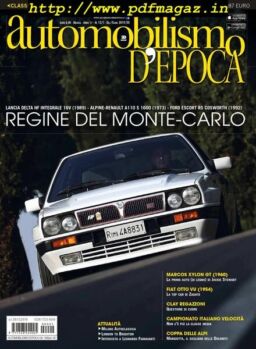Automobilismo d’Epoca – Dicembre 2019 – Gennaio 2020