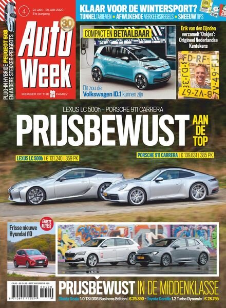 AutoWeek Netherlands – 22 januari 2020 Cover