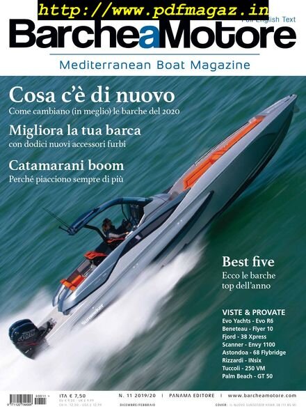 Barche a Motore – Gennaio 2020 Cover