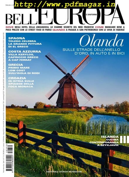 Bell’Europa – Aprile 2014 Cover