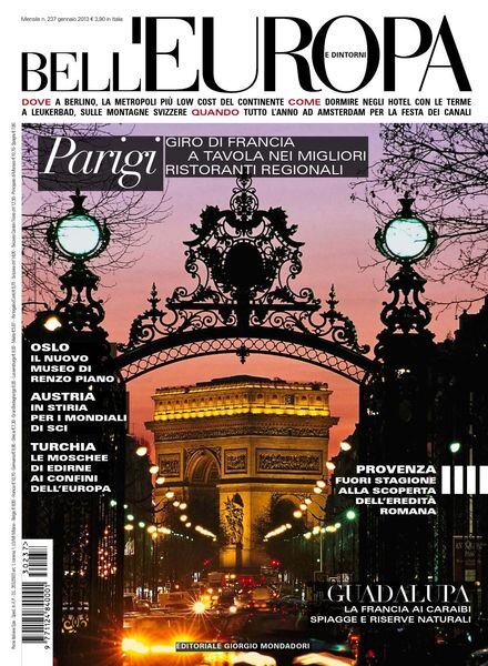 Bell’Europa – Gennaio 2013 Cover