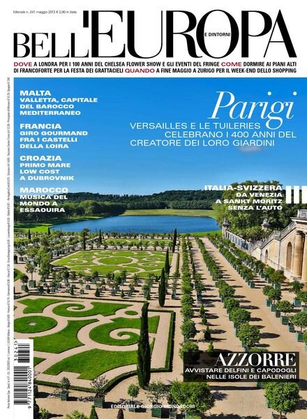 Bell’Europa – Maggio 2013 Cover