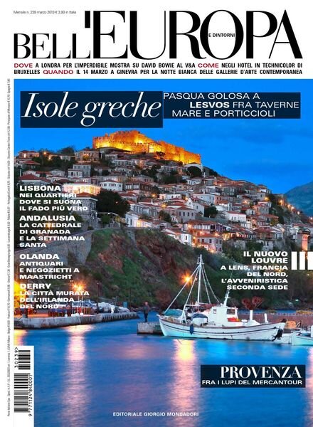 Bell’Europa – Marzo 2013 Cover