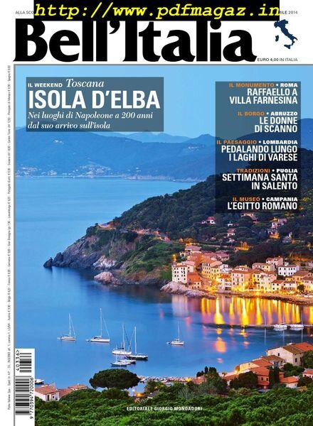 Bell’Italia – Aprile 2014 Cover