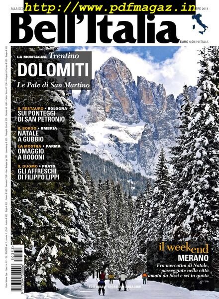 Bell’Italia – Dicembre 2013 Cover