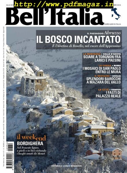 Bell’Italia – Febbraio 2014 Cover