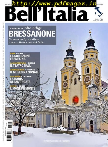 Bell’Italia – Gennaio 2020 Cover