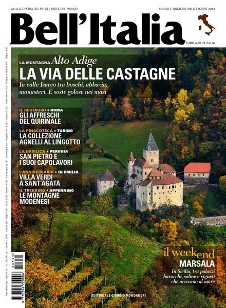 Bell’Italia – Ottobre 2013 Cover