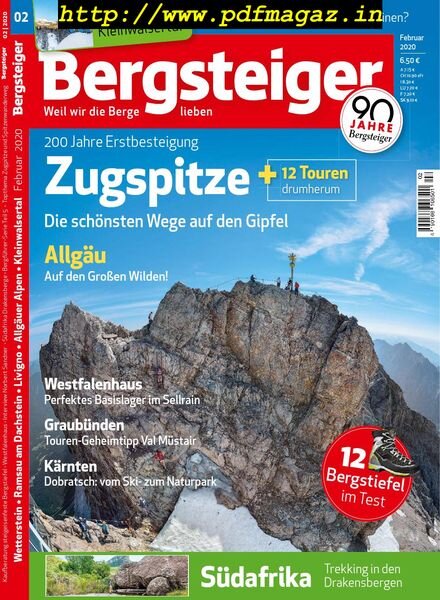 Bergsteiger – Januar 2020 Cover