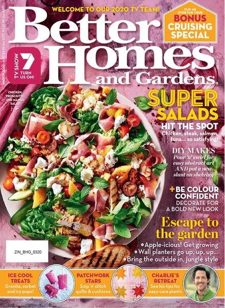 Better Homes and Gardens Australia – March 2020 Cover