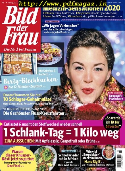 Bild der Frau – 27 Dezember 2019 Cover