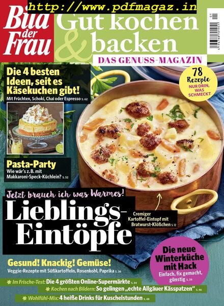 Bild der Frau Gut kochen – 2020-01-03 Cover